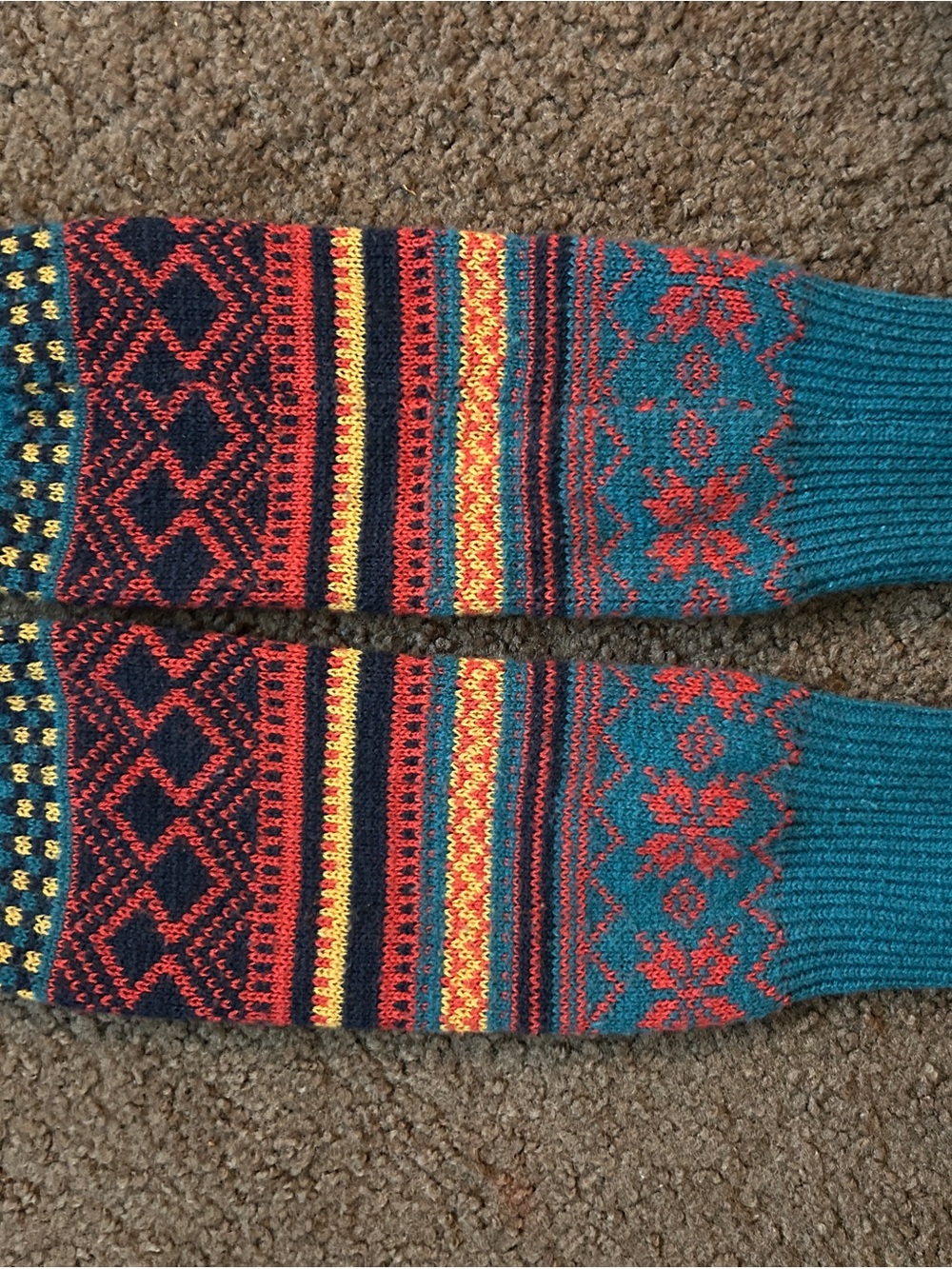 Patterned Knit leg warmers